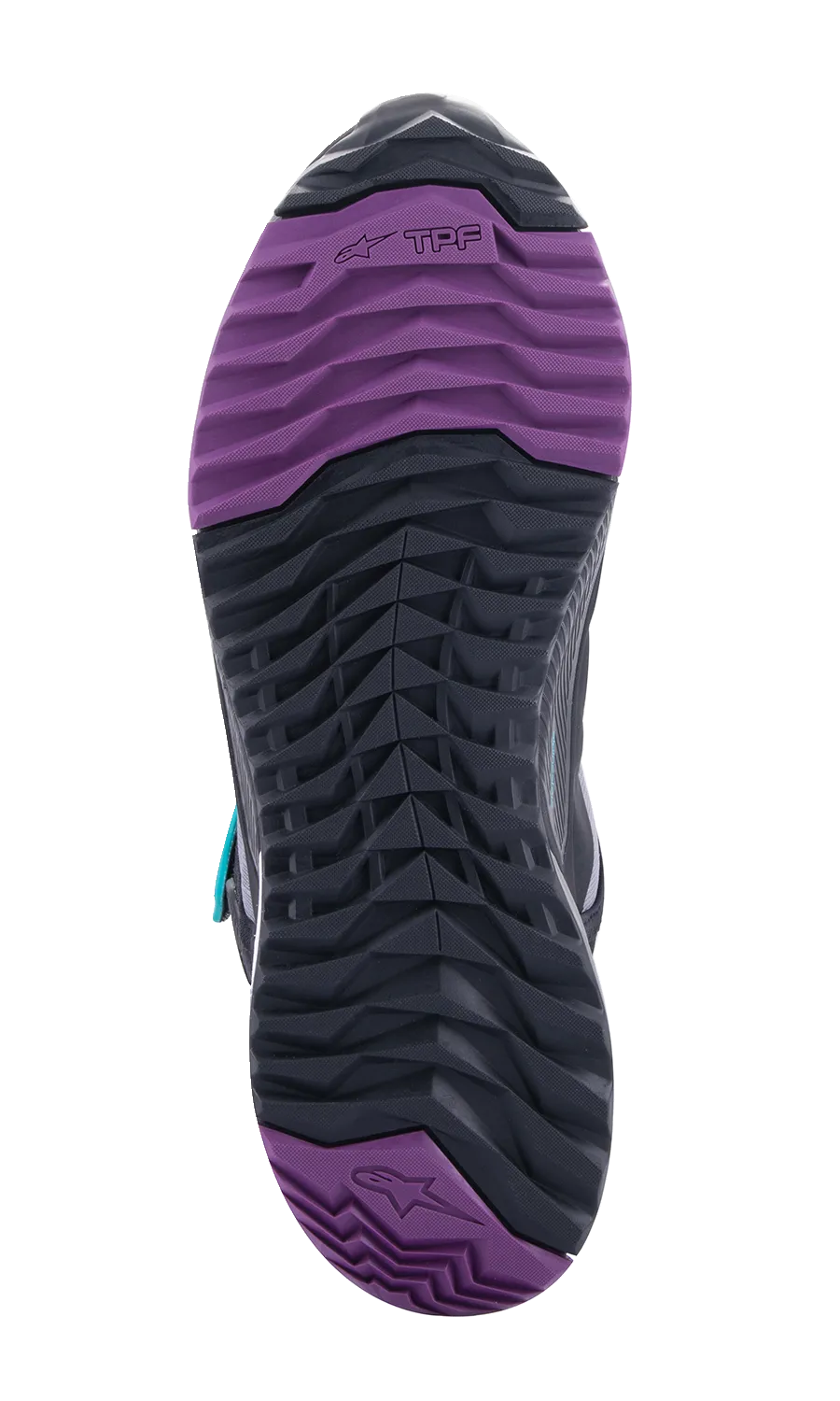 ALPINESTARS Stella CR-X Drystar Shoes - Black/Gray/Teal/Purple - US 9.5 2611523137095