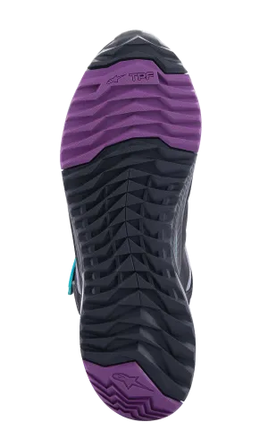 ALPINESTARS Stella CR-X Drystar Shoes - Black/Gray/Teal/Purple - US 9.5 2611523137095