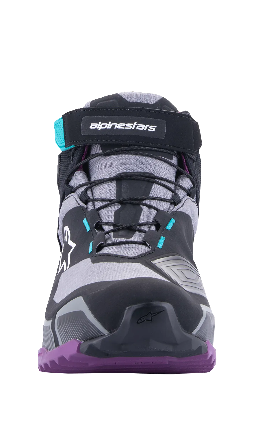 ALPINESTARS Stella CR-X Drystar Shoes - Black/Gray/Teal/Purple - US 9.5 2611523137095