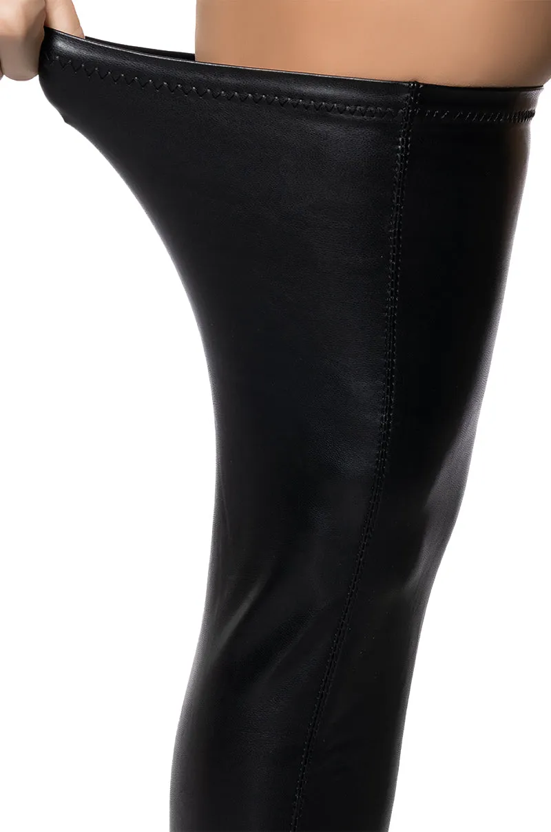 AZALEA WANG CENTERPIECE 4 WAY STRETCH BOOT IN YELLOW