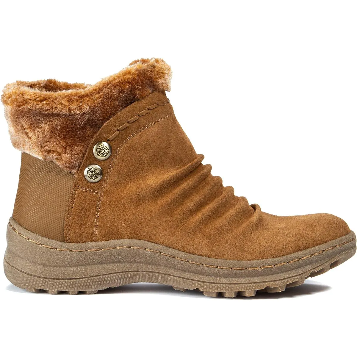 Baretraps Womens Alick Faux Fur Cold Weather Winter Boots