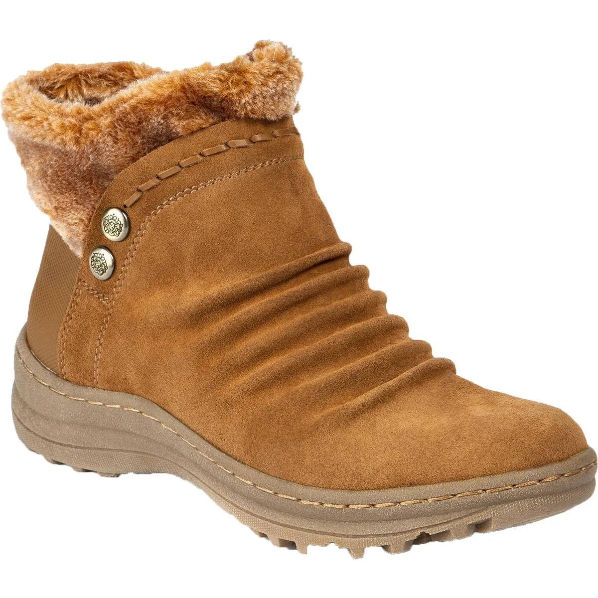 Baretraps Womens Alick Faux Fur Cold Weather Winter Boots