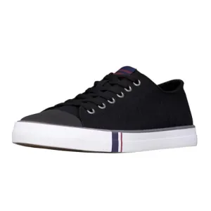 Ben Sherman Men's Hadley Lo Sneaker, Dark Grey/Whisper White, 13