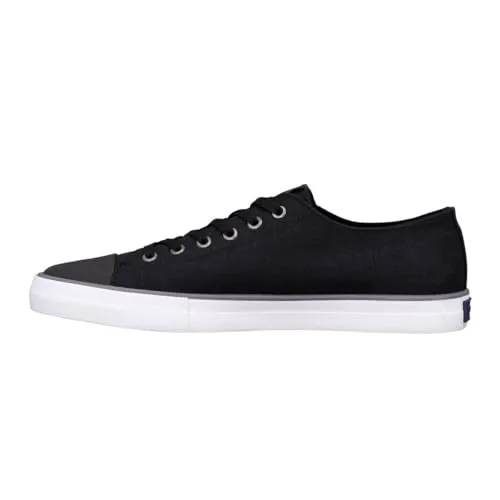 Ben Sherman Men's Hadley Lo Sneaker, Dark Grey/Whisper White, 13