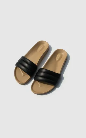 black classic sandalia