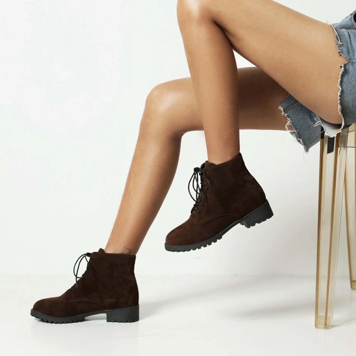 Booties for Women Ankle Women's Booties Low Heel Mens Low Cut Boots Hiking Boot Laces Men Comfy Soft Cover Heel Square Toe Slip On Side Zipper