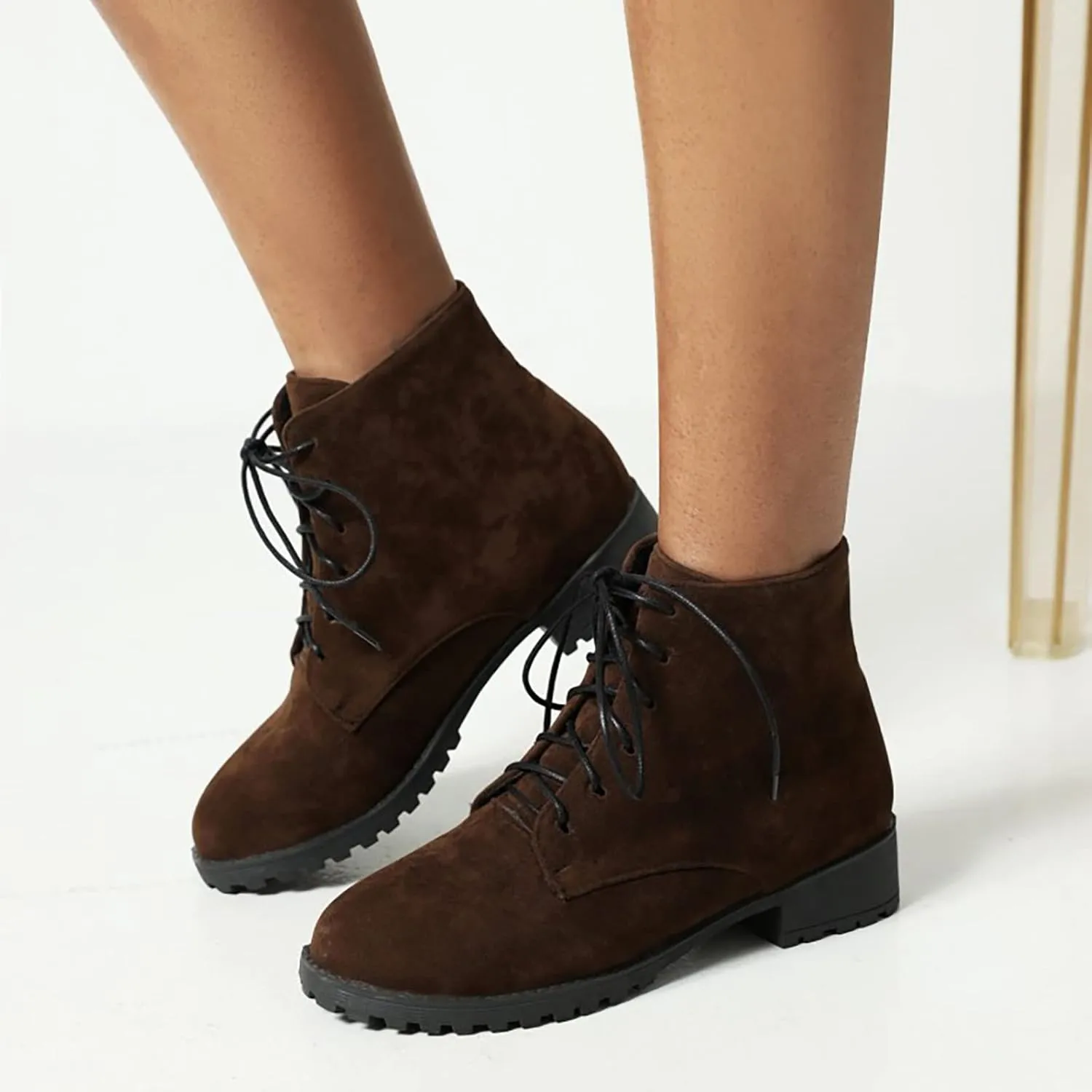 Booties for Women Ankle Women's Booties Low Heel Mens Low Cut Boots Hiking Boot Laces Men Comfy Soft Cover Heel Square Toe Slip On Side Zipper