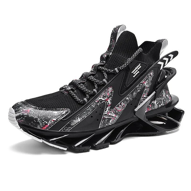 Casual Sports Shoes Breathable Thin Net Shoes Thick-soled Shock Absorption Running