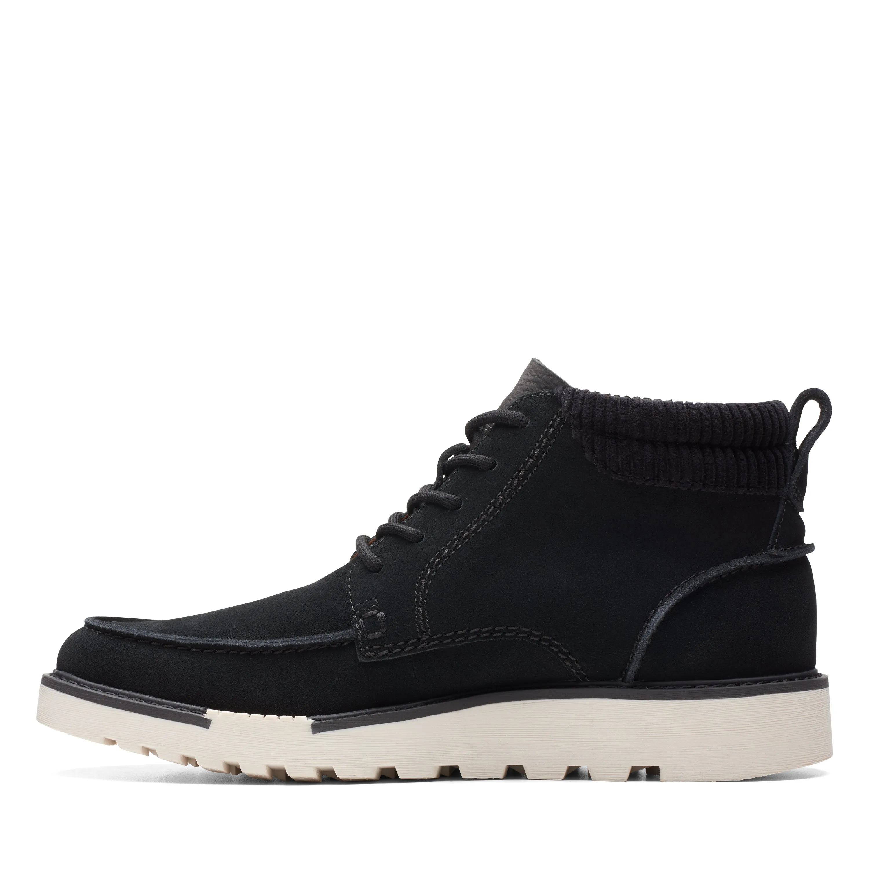 Clarks Men's Barnes Mid - Black Suede