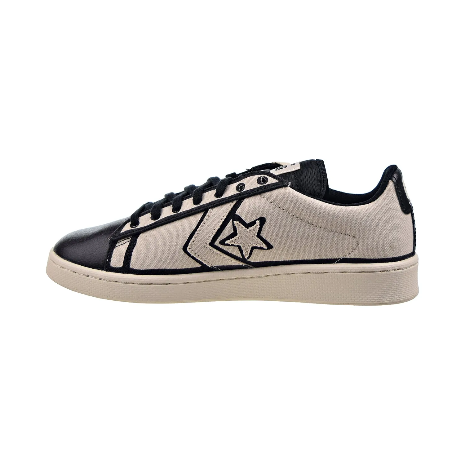 Converse x Joshua Vides Pro Leather OX Men's Shoes Natural Ivory-Black-White