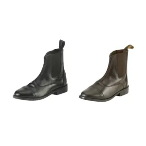 EquiStar Child All Weather Zip Paddock Boots, Black