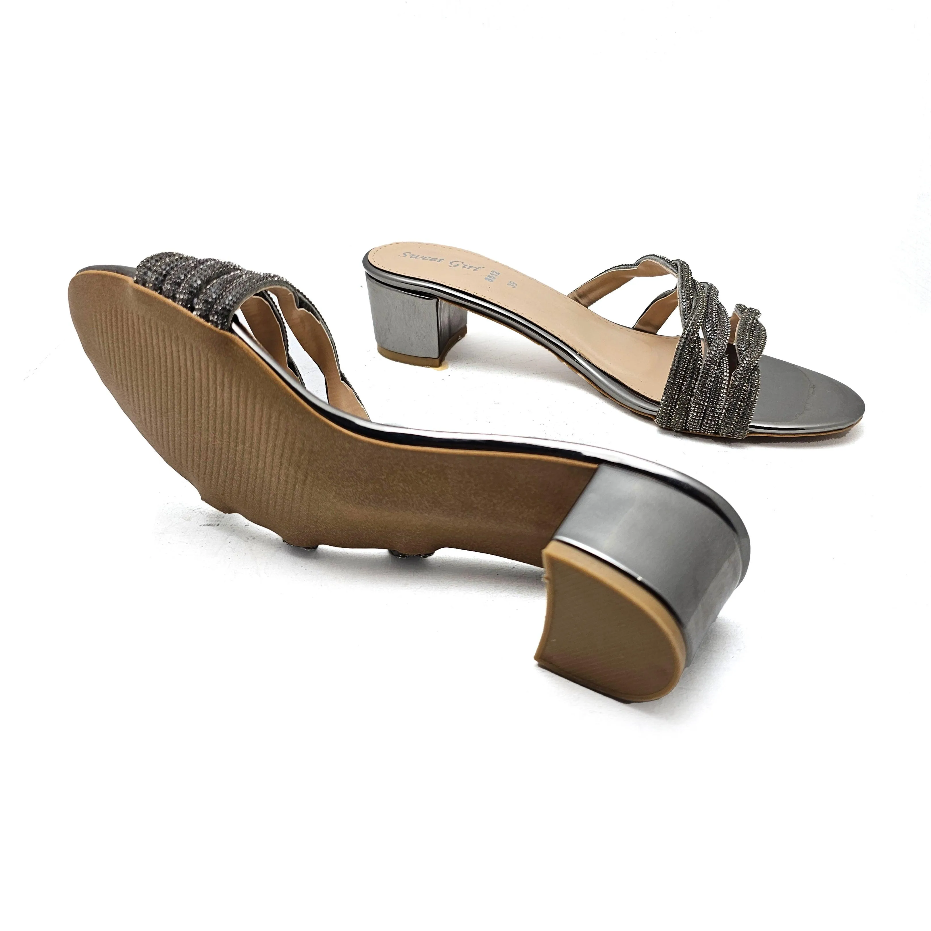 Grey Fancy Slipper