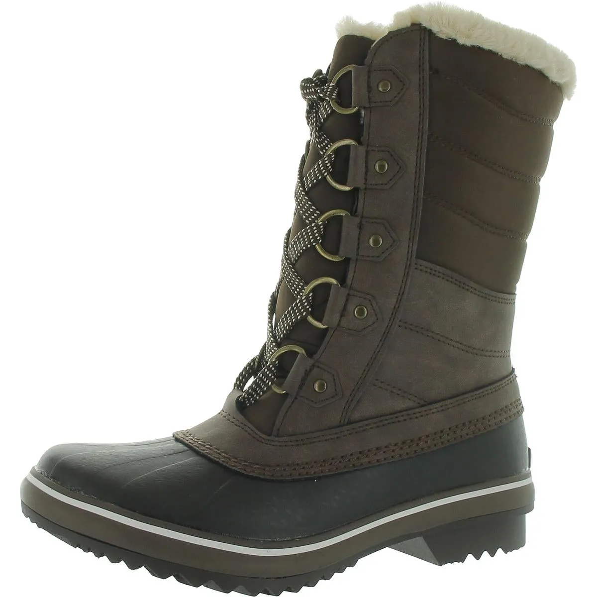JBU by Jambu Womens Siberia Leather Cold Weather Winter & Snow Boots