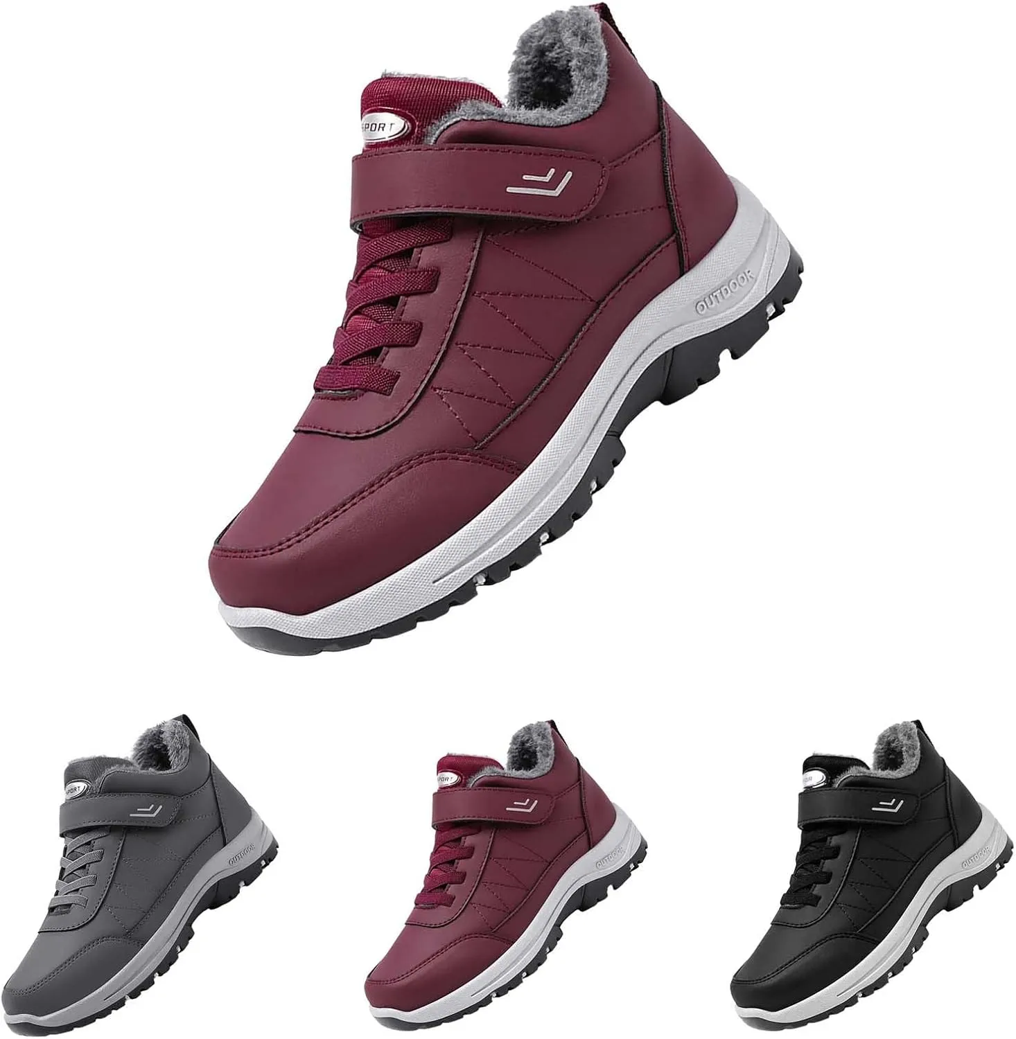 Men's Work Boots with Zipper Hiking Sneakers Ankle Ladies Women's Safety Toe Shoes Composite Toe Platform Shoes Slip Resistant Safety Hike Grounded Footwear