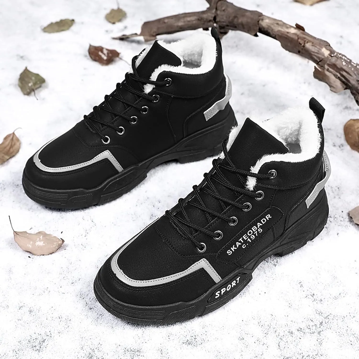 Men's Work Boots with Zipper Hiking Sneakers Shoes with Hook Loop Women Safety Shoes Business Casual Slip On Platform Shoes Lightweight Comfortable Hike Grounded Footwear