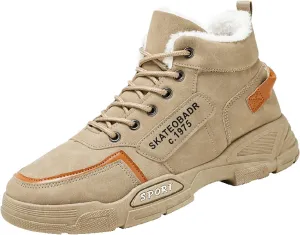 Men's Work Boots with Zipper Hiking Sneakers Shoes with Hook Loop Women Safety Shoes Business Casual Slip On Platform Shoes Lightweight Comfortable Hike Grounded Footwear
