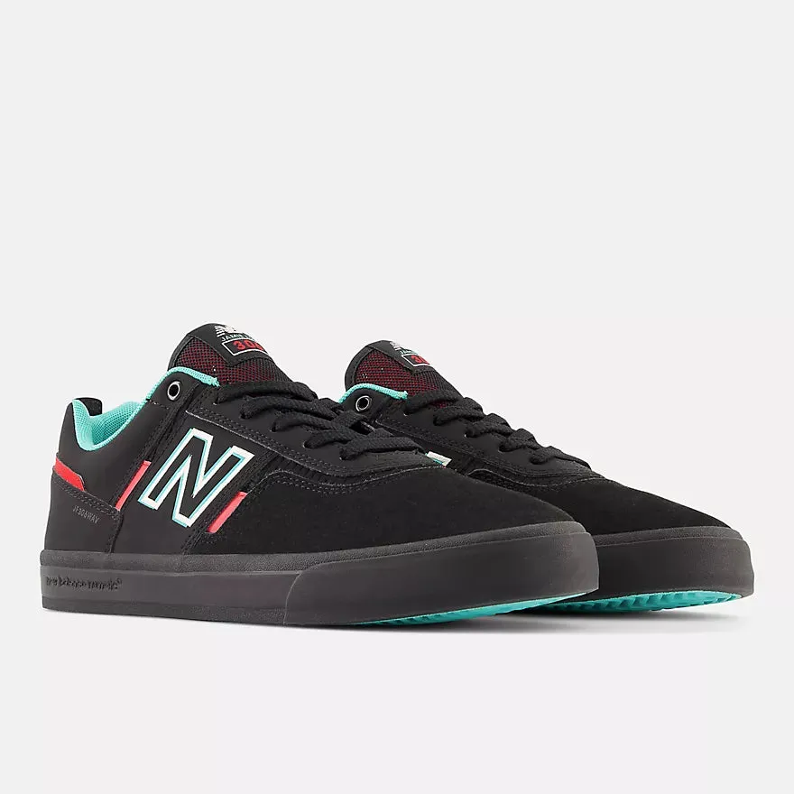 New Balance Numeric 306 Jamie Foy - Black w/ Electric Red