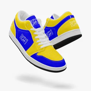 Sixty Eight 93 Logo White Blue & Yellow SENTLT1 Shoes