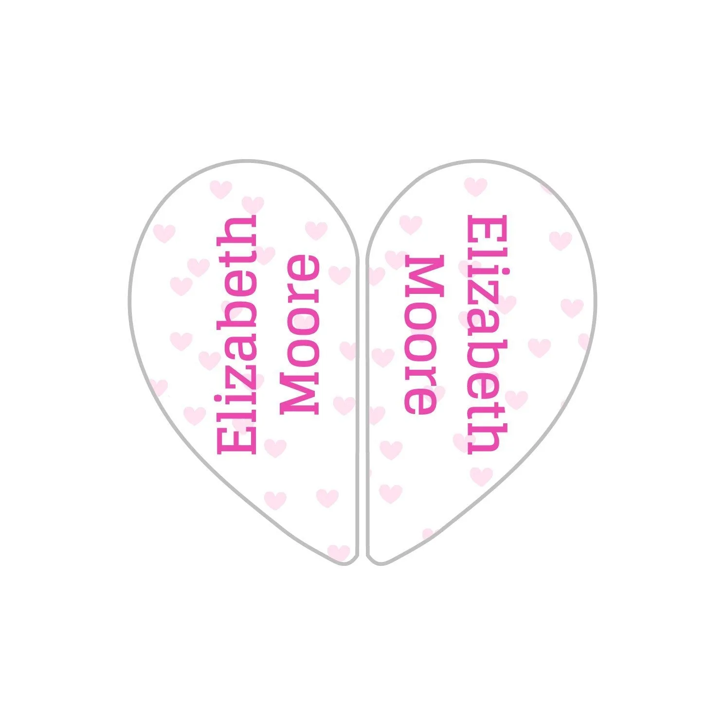 Sweetheart Shoe Labels