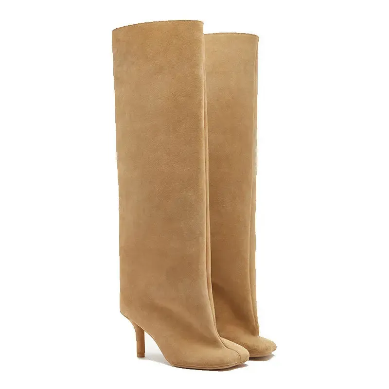 Tall Round Toe Boots