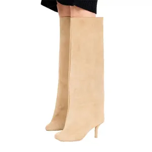 Tall Round Toe Boots