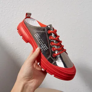 Thick-soled Baotou Slippers Half-drag Casual Outside Wear