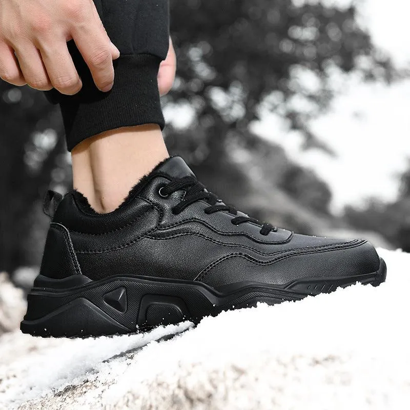 Thick-soled Plus Velvet Plus Size Casual Running Men's Shoes