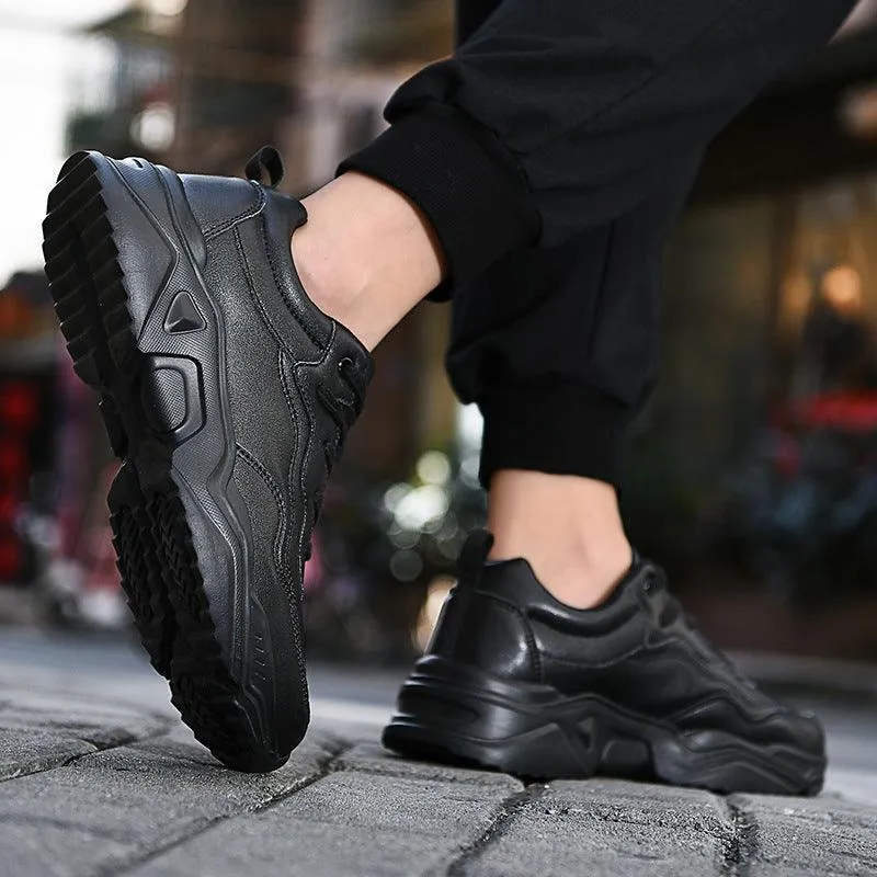 Thick-soled Plus Velvet Plus Size Casual Running Men's Shoes
