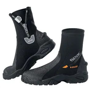 Used Seac Pro HD with Side Zipper, 6mm Neoprene Boots