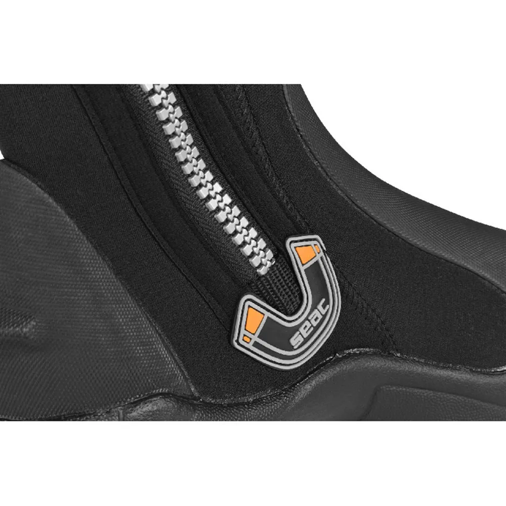 Used Seac Pro HD with Side Zipper, 6mm Neoprene Boots