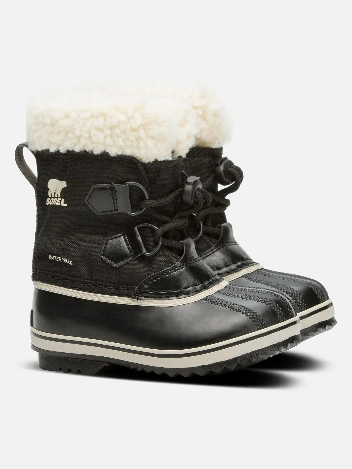 Yoot Pac Nylon Wp Black Winter Boots (Little Kids)